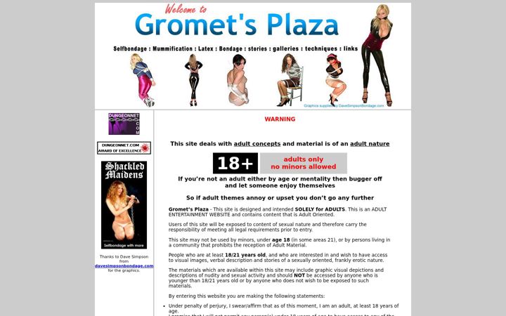 Skærmbillede af grometsplaza.net