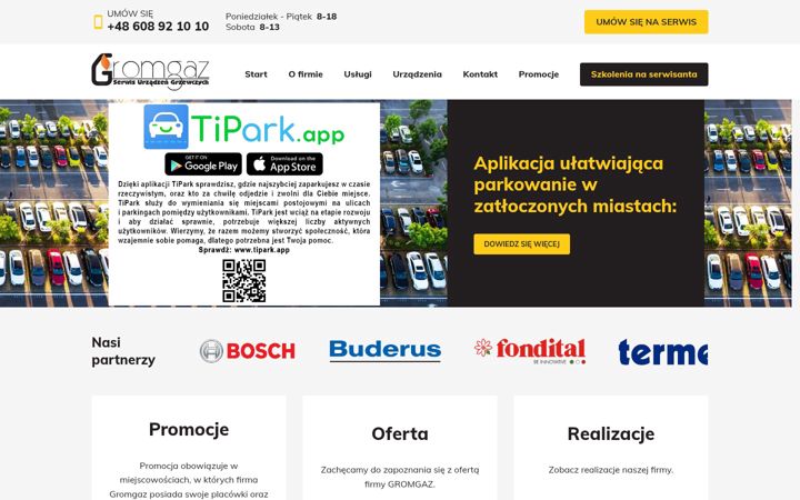 Screenshot of gromgaz.pl