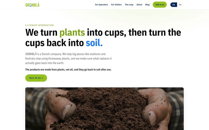 Screenshot of gronbla.com