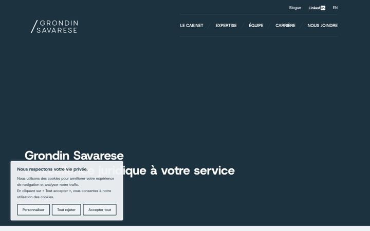 Screenshot of grondinsavarese.com