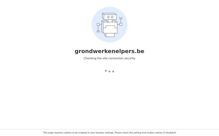 Screenshot of grondwerkenelpers.be