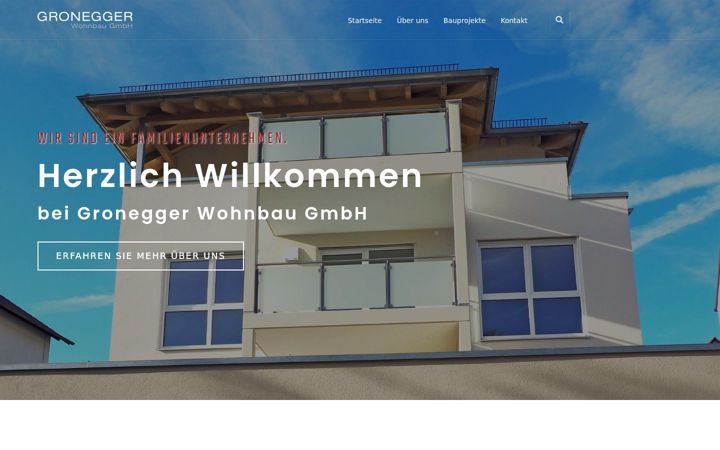 Screenshot of gronegger-wohnbau.de