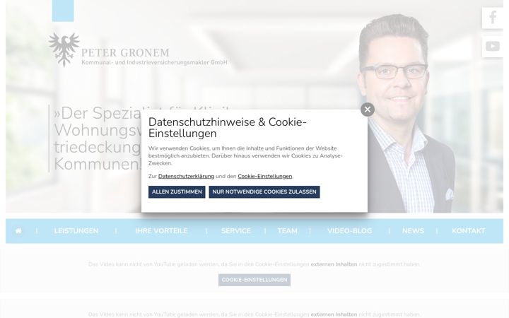 Screenshot of gronem-makler.de