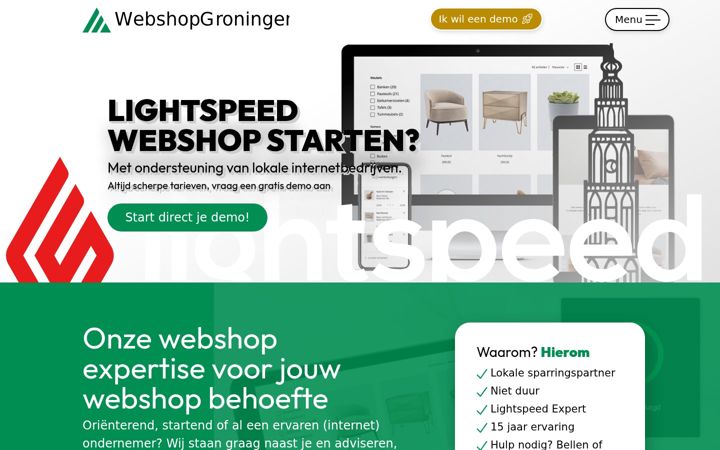Screenshot of groningen-webshops.nl