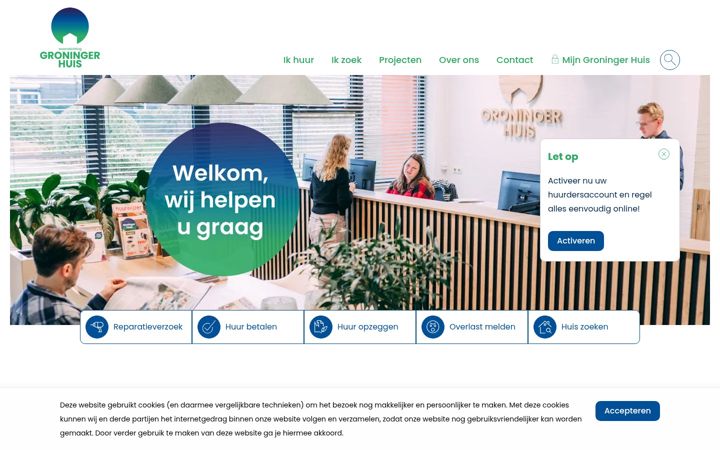 Screenshot of groningerhuis.nl