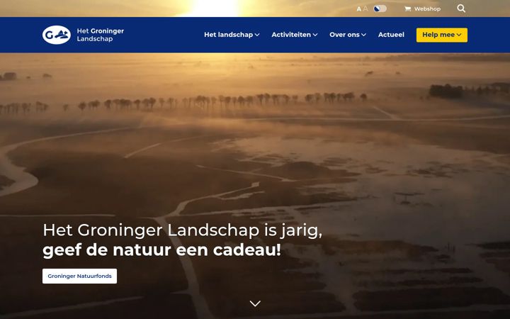Zrzut ekranu groningerlandschap.nl