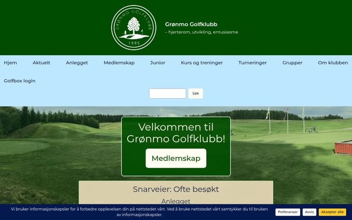Screenshot of gronmogk.no