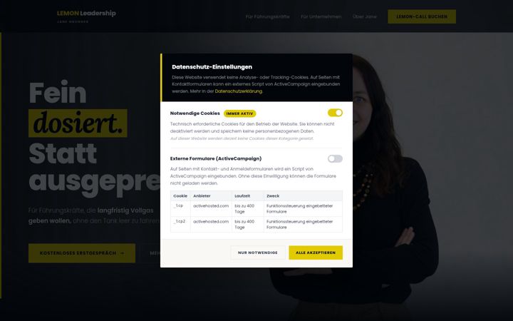 Screenshot of gronner.de