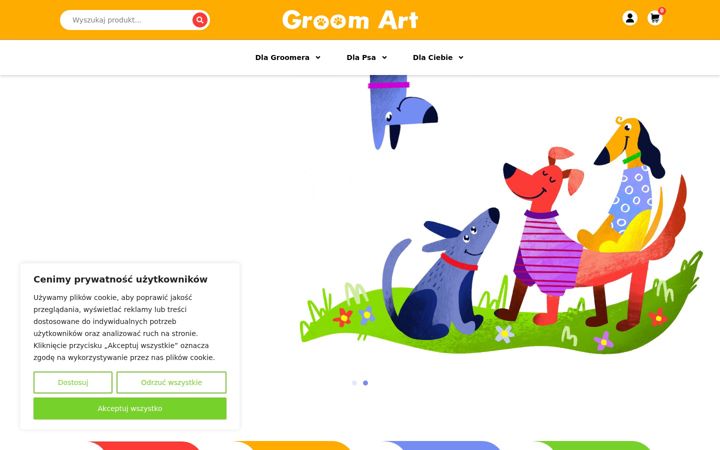 Screenshot of groomart.pl