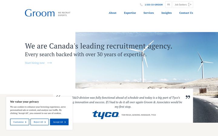 Screenshot of groomassocies.com