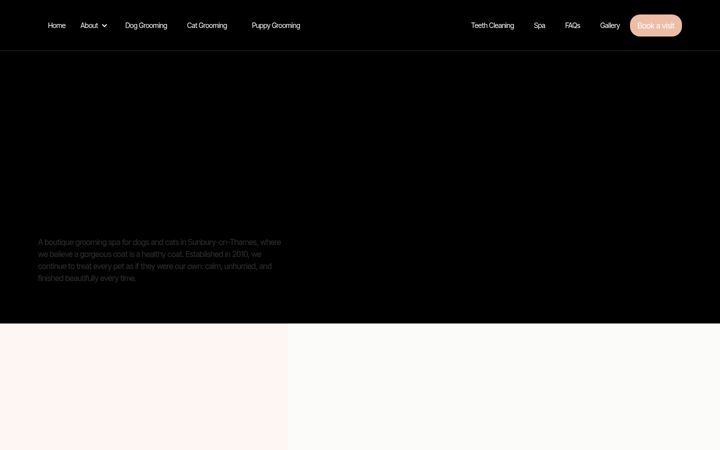 Screenshot of groominggorgeous.com