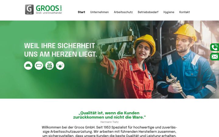Screenshot of groos-freudenberg.de