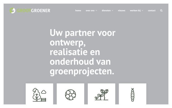 Skærmbillede af grootgroener.nl