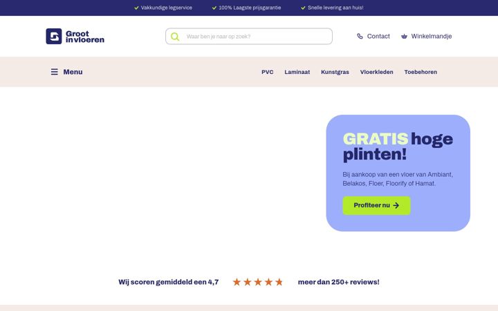 Screenshot of grootinvloeren.nl