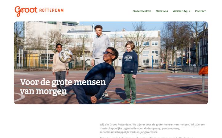 Screenshot of grootrotterdam.com