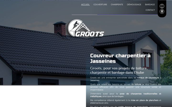 Screenshot of groots.fr