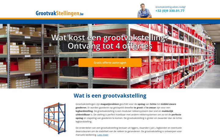 Screenshot of grootvakstellingen.be