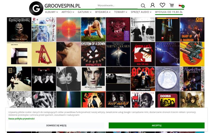 Képernyőkép: groovespin.pl