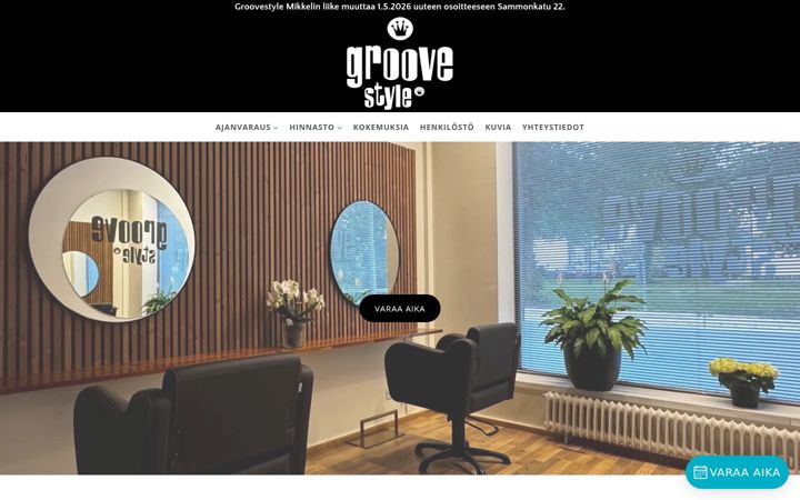 Screenshot of groovestyle.fi