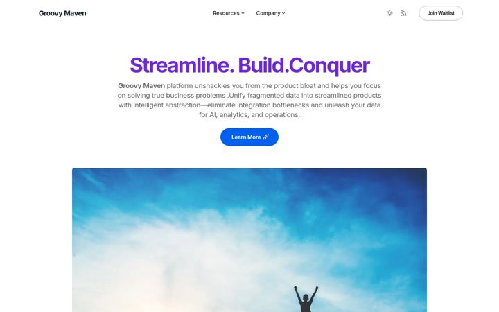 Screenshot of groovymaven.com