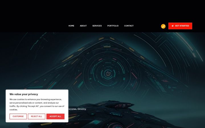 Screenshot of groovymelody.com