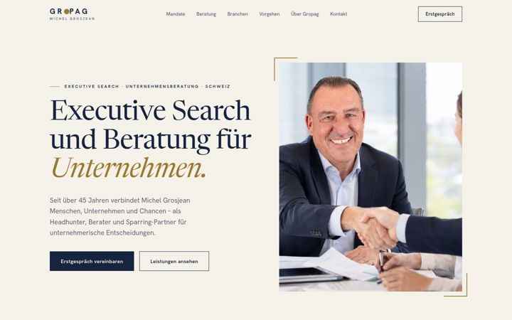 Screenshot of gropag.com