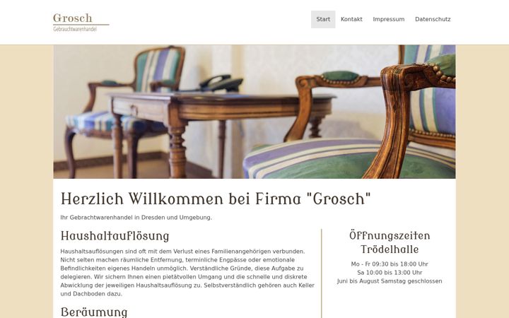 Screenshot of grosch-dresden.de