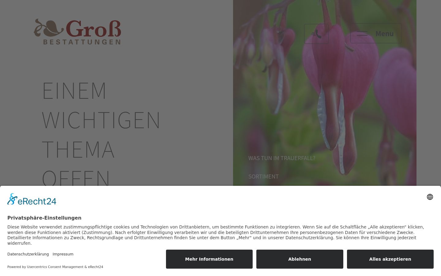 Screenshot tal-banner tal-kunsens muri qabel kwalunkwe interazzjoni