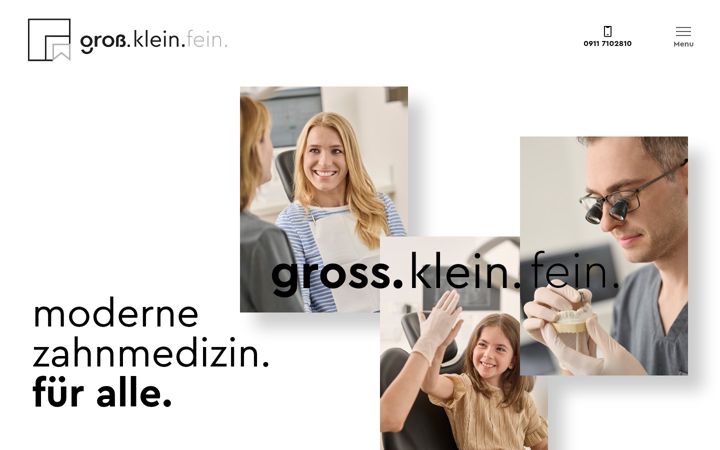 Screenshot of gross-klein-fein.de