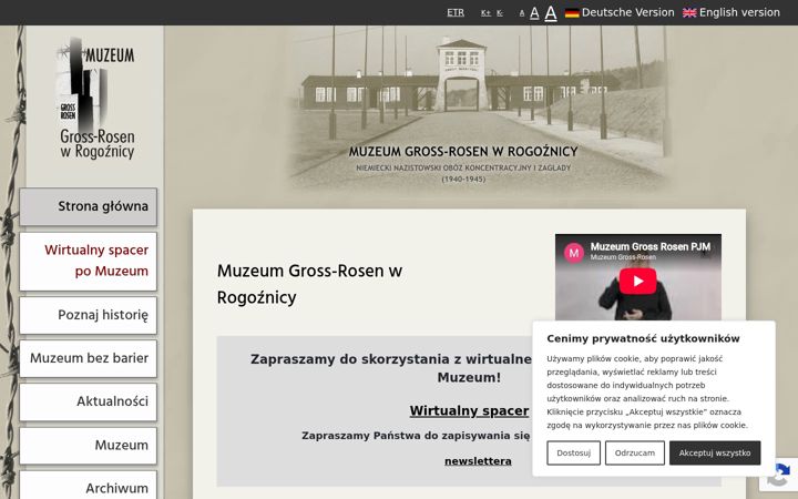 Screenshot of gross-rosen.eu