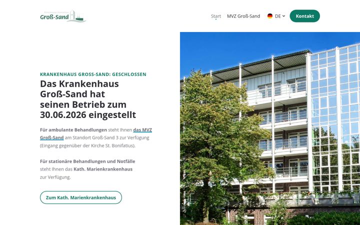 Screenshot of gross-sand.de