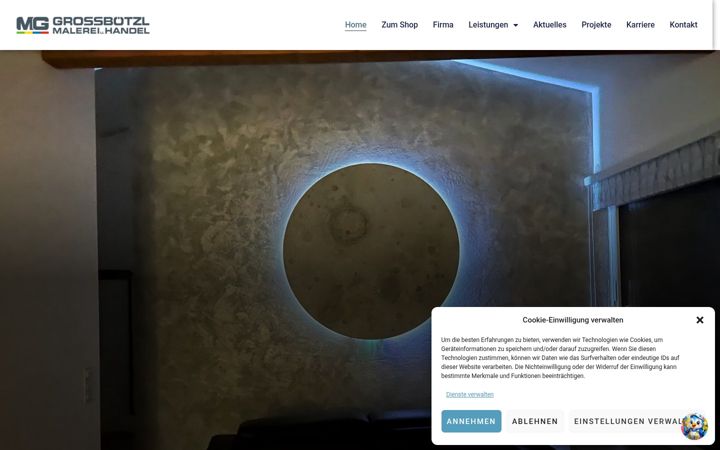 Screenshot of grossboetzl.at