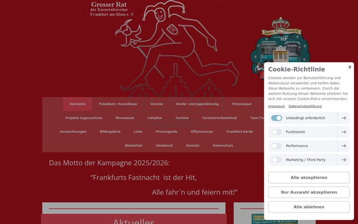 Screenshot of grosser-rat.de