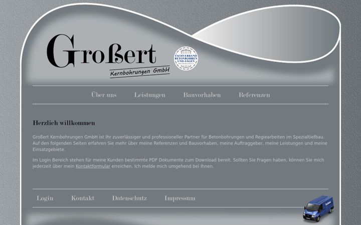 Screenshot of grossert-bohrt.de