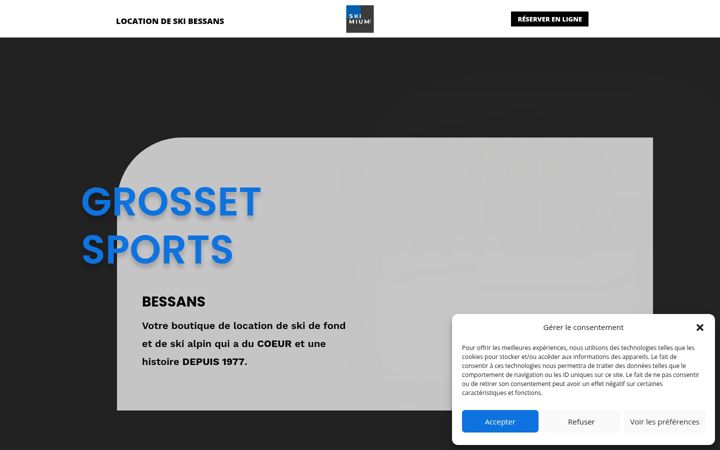 Screenshot of grosset-sports.com