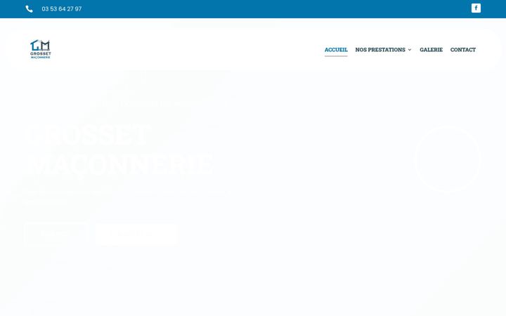 Screenshot of grossetmaconnerie.fr