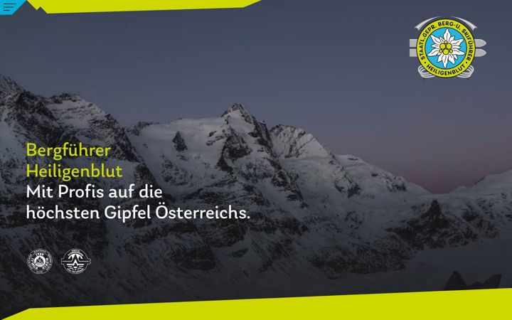 Screenshot of grossglockner-bergfuehrer.at
