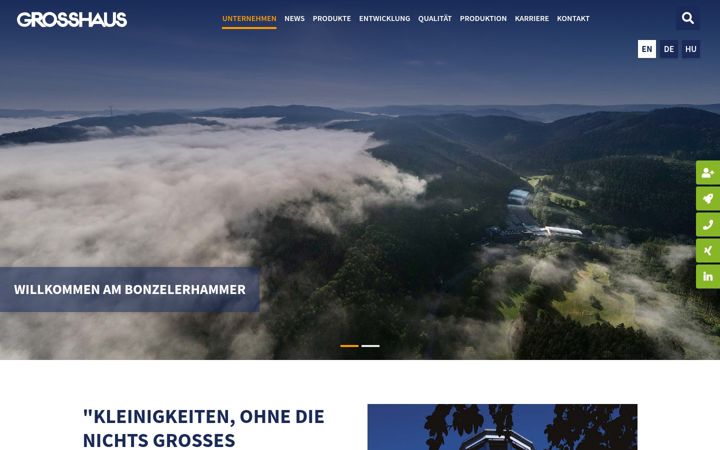 Screenshot of grosshaus-kft.com