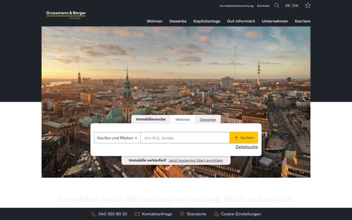 Screenshot of grossmann-berger.de
