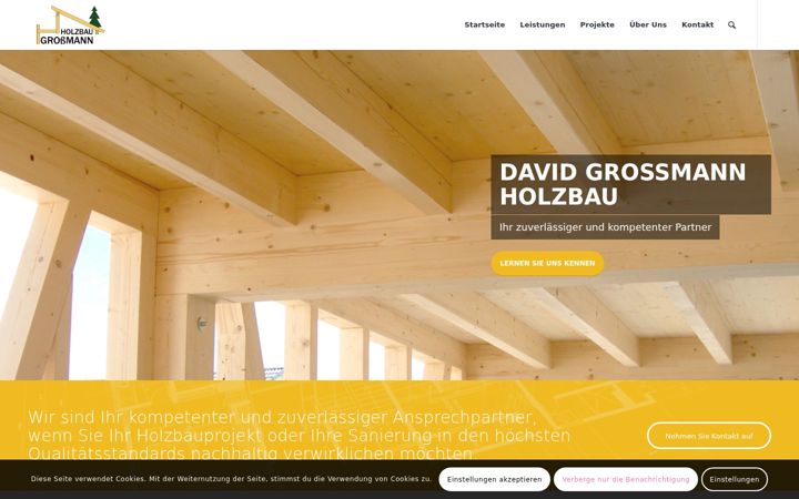 Screenshot of grossmann-holzbau.de