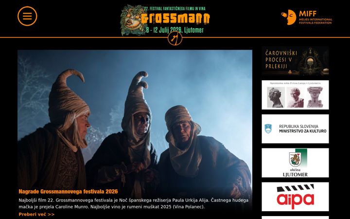 Screenshot von grossmann.si