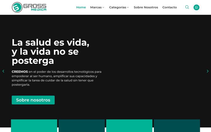 Screenshot of grossmedica.com
