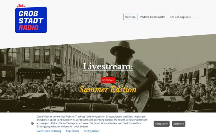 Screenshot of grossstadtradio.de