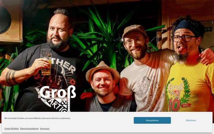 Screenshot of grossundartig.net