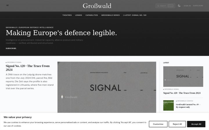 Screenshot of grosswald.org