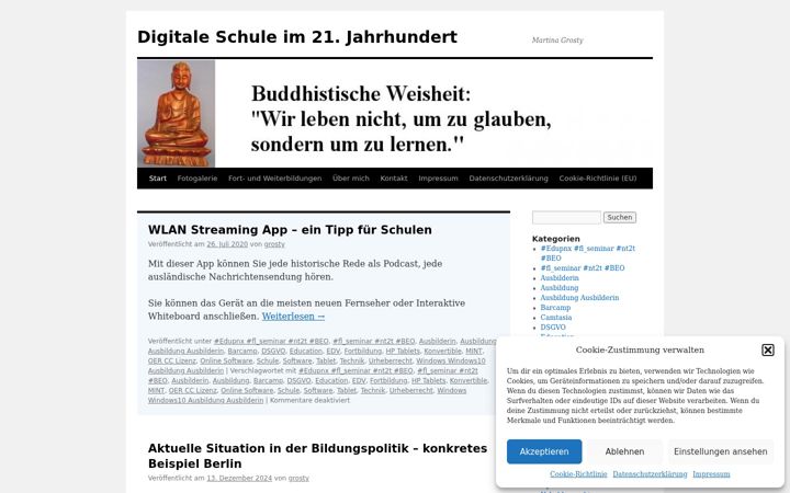 Screenshot of grosty.de