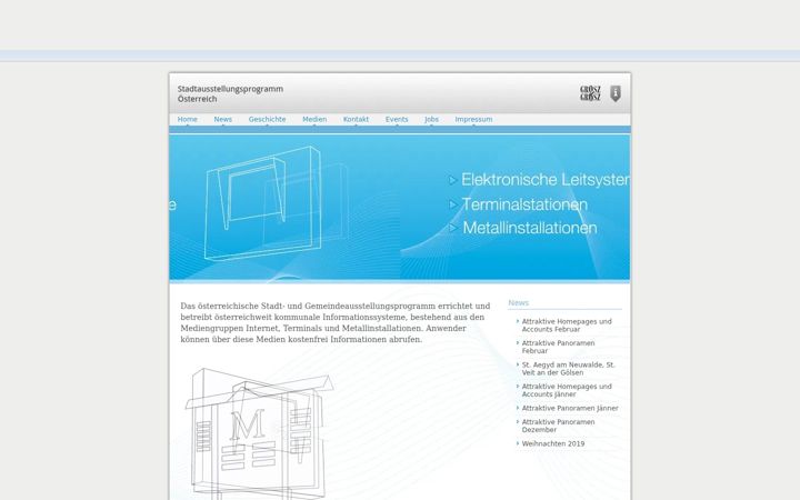 Screenshot of grosz.at