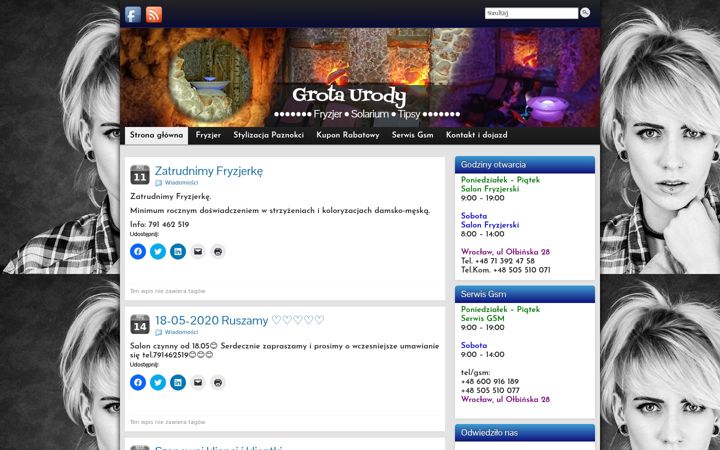 Screenshot of grotaurody.pl