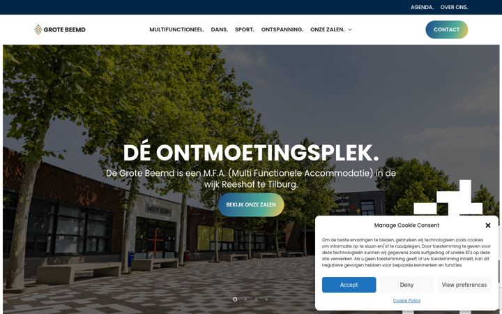 Screenshot of grotebeemd.nl