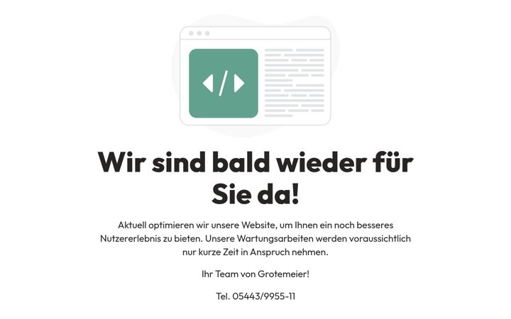 Screenshot of grotemeier.com